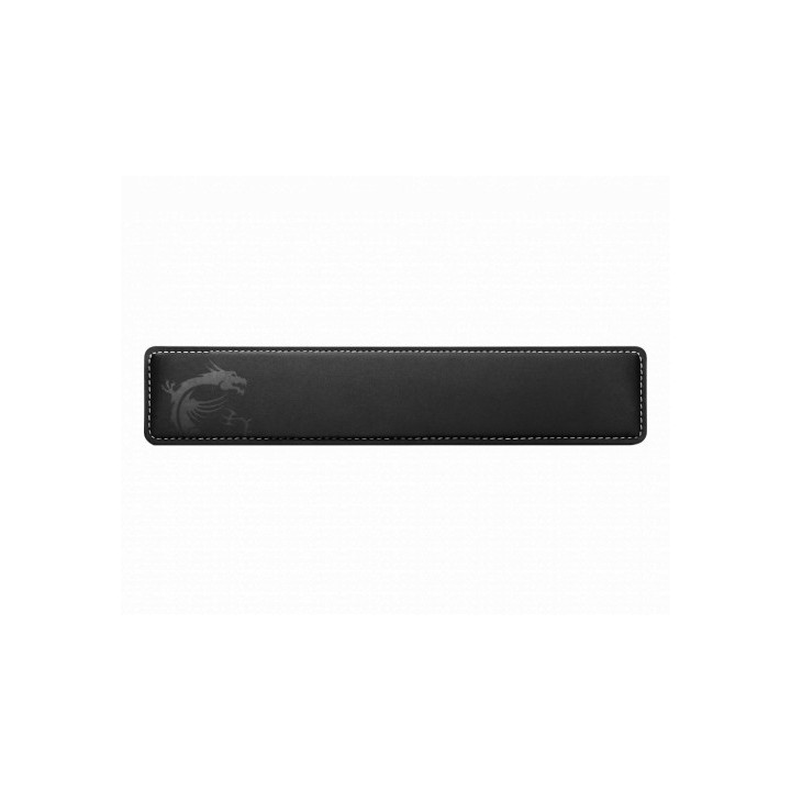 msi msi vigor wr01 descansa munecas espuma de memoria, caucho negro