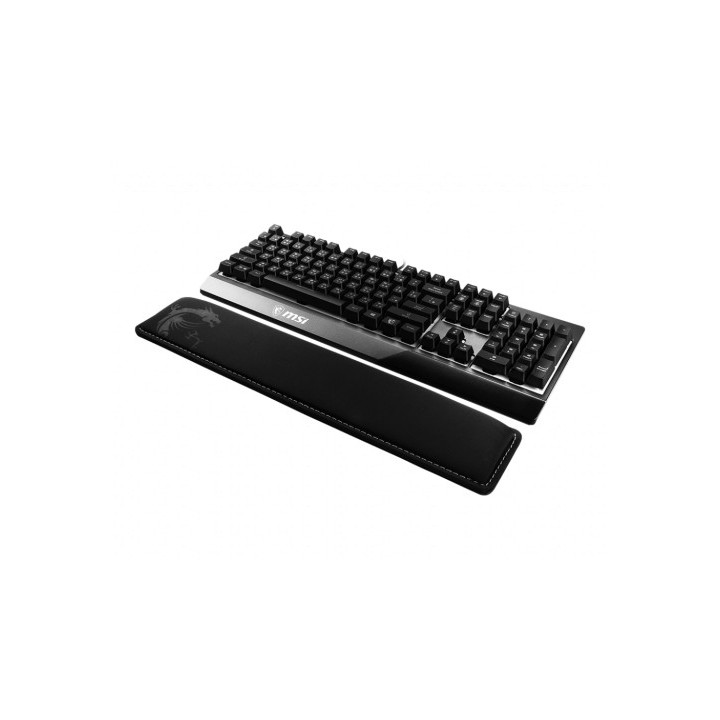 msi msi vigor wr01 descansa munecas espuma de memoria, caucho negro
