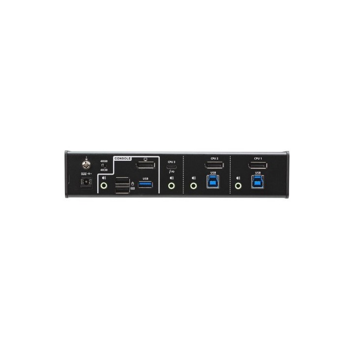aten aten switch kvmp hibrido usb c displayport de 3 puertos  cs1953 at