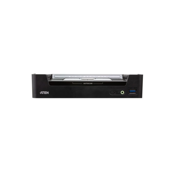 aten aten switch kvmp hibrido usb c displayport de 3 puertos  cs1953 at