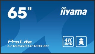 iiyama monitor iiyama 65" , uhd ips panel, haze 1%, 800cd/m, horiz y vert, signal failover, mm 2x 10
