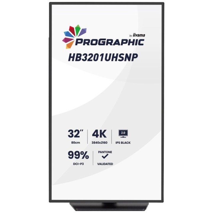 iiyama monitor iiyama, 31.5 pulgadas, 80 cm, ips panel technology led, 3840x2160, 60hz