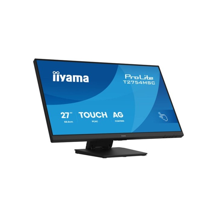 iiyama monitor iiyama pantalla tactil para pc 68,6 cm  27"  3840 x 2160 pixeles 4k uhd led multitouc