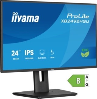 iiyama monitor iyama prolite xb2492hsu b1, 61 cm  24" , 1080 x 1920 pixeles, quad hd, led, 3 ms, neg