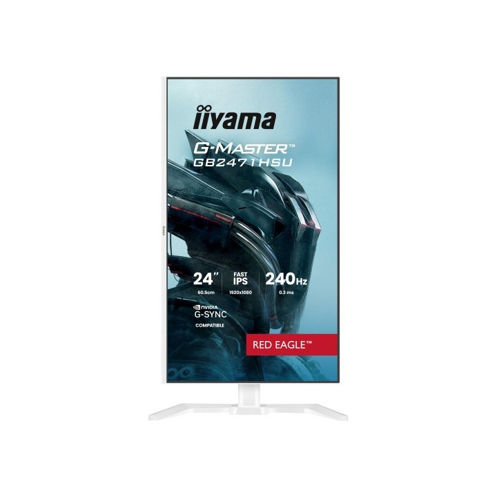 iiyama iiyama g master gb2471hsu w1 pantalla para pc 60,5 cm  23.8"  1920 x 1080 pixeles blanco