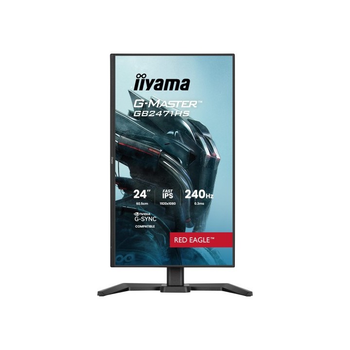 iiyama monitor iiyama 24 pulgadas resolucion full hd  1920x1080 , panel fast ips, 0,8 ms  mprt , 165