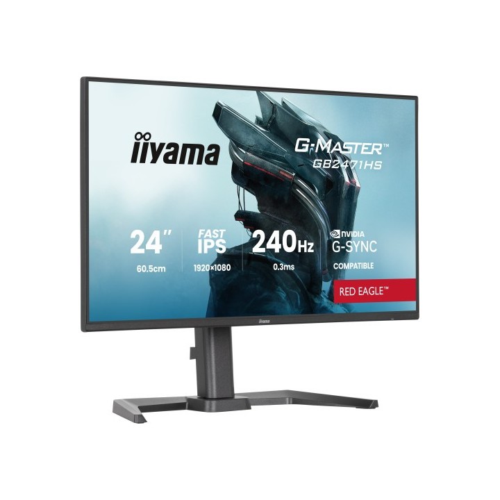 iiyama monitor iiyama 24 pulgadas resolucion full hd  1920x1080 , panel fast ips, 0,8 ms  mprt , 165