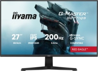 iiyama monitor iiyama 27 pulgadas resolucion qhd  2560x1440 , panel ips, 1 ms  mprt , 200 hz, brillo