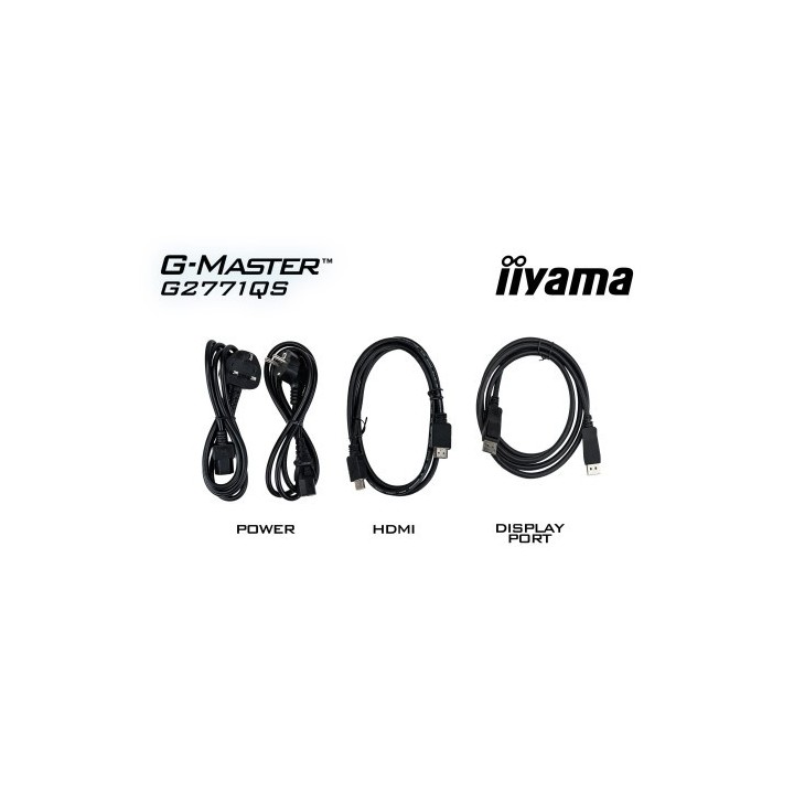 iiyama monitor iiyama 27 pulgadas resolucion qhd  2560x1440 , panel ips, 1 ms  mprt , 200 hz, brillo