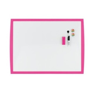 nobo pizarra magnetica 430x585mm marco fucsia nobo 2104177