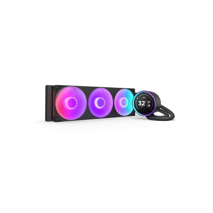 nzxt nzxt kraken elite 360 rgb procesador sistema de refrigeracion liquida todo en uno 12 cm negro 1
