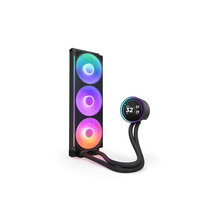nzxt nzxt kraken elite 360 rgb procesador sistema de refrigeracion liquida todo en uno 12 cm negro 1