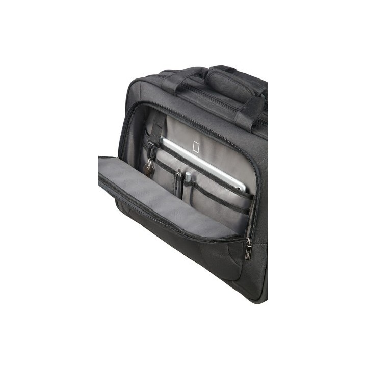 american tourister maletin con ruedas para portatil de 15,6" compartimento para ropa 230x440x380 mm