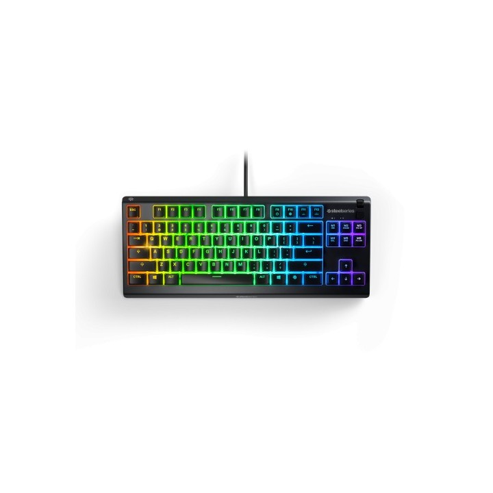 steelseries steelseries apex 3 tkl teclado usb qwerty ingles de ee. uu. negro