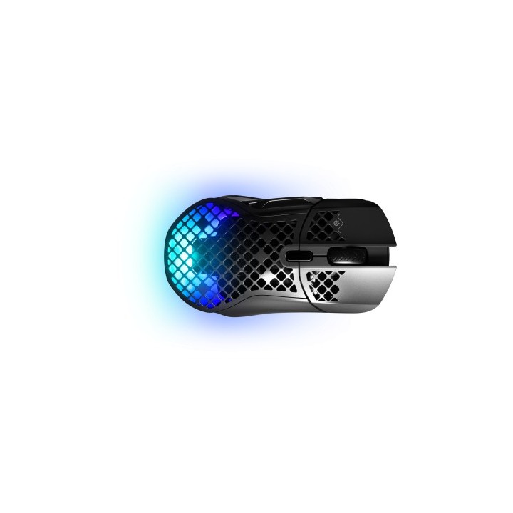 steelseries steelseries aerox 5 wireless raton mano derecha rf wireless + bluetooth + usb type a opt