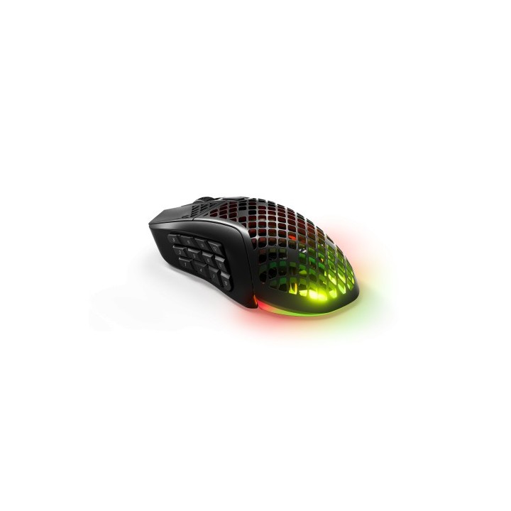 steelseries steelseries aerox 9 raton ambidextro rf wireless + bluetooth optico 18000 dpi
