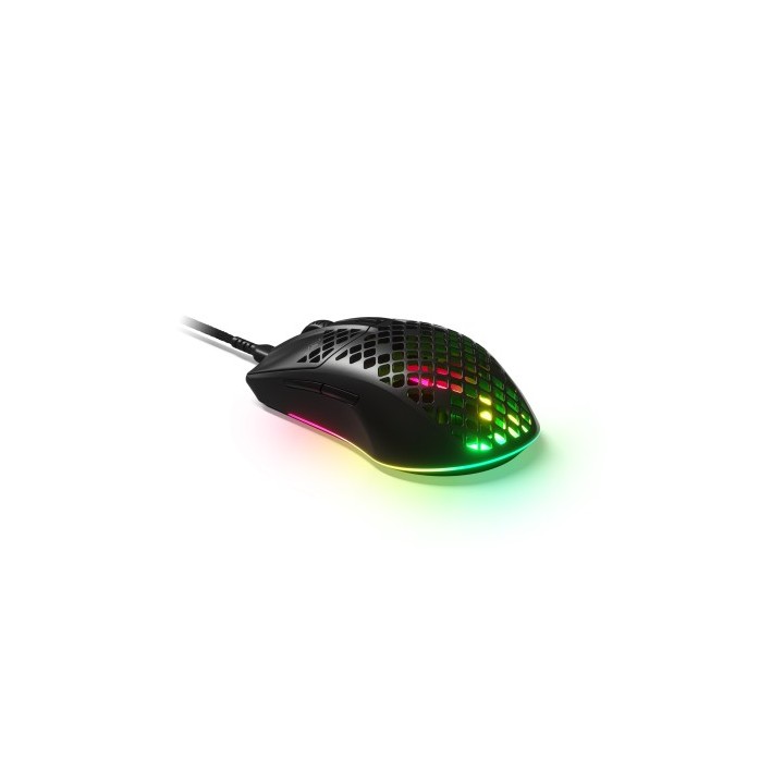 steelseries steelseries aerox 3 raton mano derecha usb tipo c optico 8500 dpi