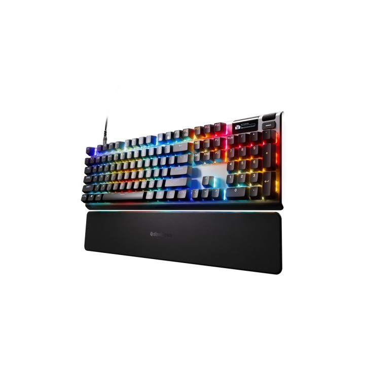 steelseries steelseries apex pro gen 3 teclado juego usb ingles de ee. uu. negro