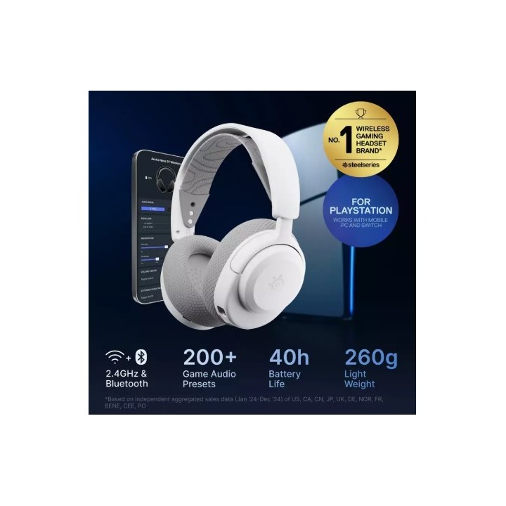 steelseries steelseries arctis nova 3p auriculares inalambrico diadema musica/uso diario bluetooth b