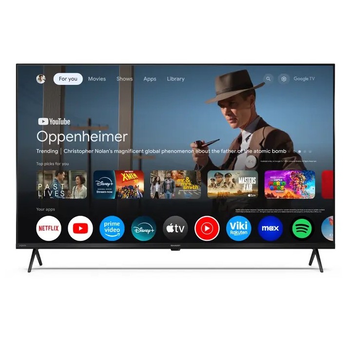 sharp sharp 43hp5265e google tv 43"