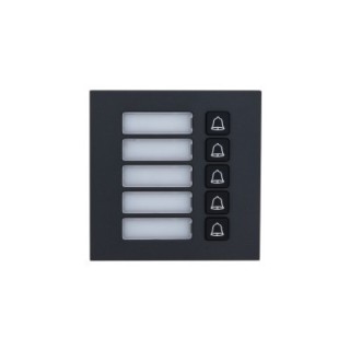 dahua  dhi vto4202fb mb5  dahua modulo con 5 botones para videoportero exterior modular serie vto420