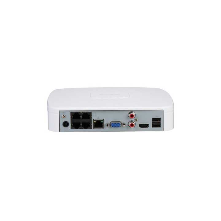 dahua  dhi nvr2104 p 4ks3  dahua grabador ip 4 canales poe 1hdd 4k con inteligencia artifical smart
