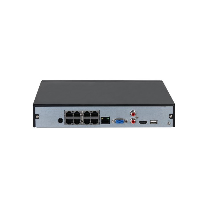 dahua  dhi nvr2108hs 8p 4ks3  dahua grabador ip serie 2, 8 canales, 8 poe, 1hdd i/o 2/1