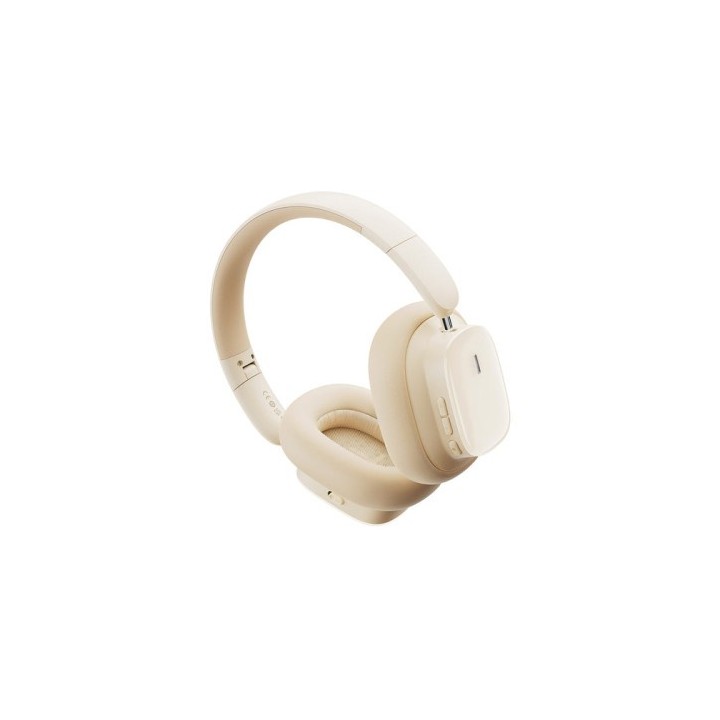 baseus baseus bowie h1i noise cancellation wireless headphones stellar white