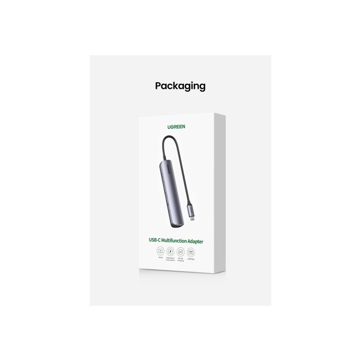 ugreen ugreen 10919 base para portatil y replicador de puertos alambrico usb 3.2 gen 1  3.1 gen 1  t