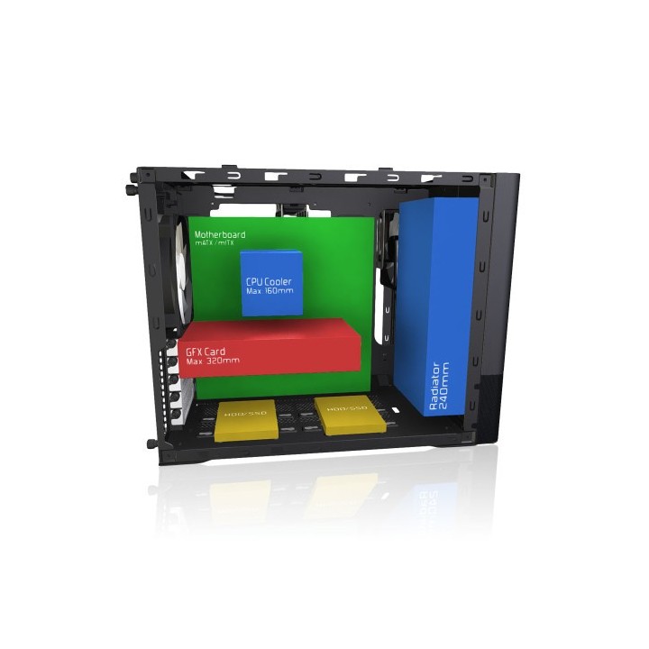 fractal design fractal design node 804 cubo negro