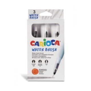 carioca carioca pinceles recargables water brush   3 uds