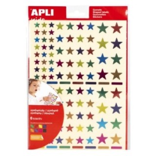 apli apli 18396 etiqueta autoadhesiva estrella permanente