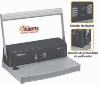 fellowes encuadernadora espiral metalica 50 fellowes 3005001