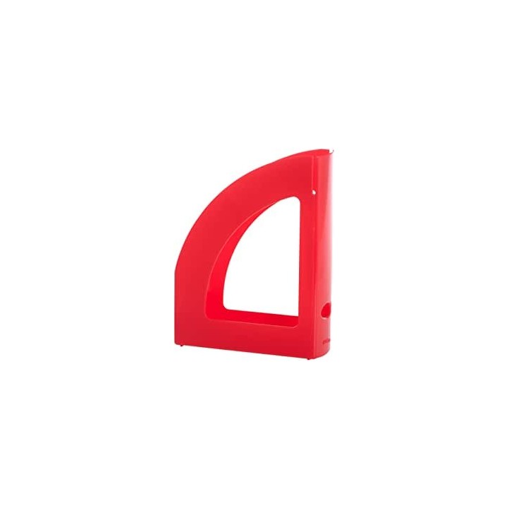 archivo 2000 revistero ecogreen blanco 100% reciclado y reciclable a4 y folio 250x80x320 mm rojo arc