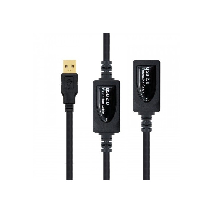 nanocable nanocable 10.01.0213 cable usb 15 m 2.0 usb a negro