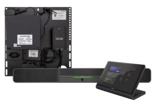 crestron crestron flex small room conference system with video soundbar for microsoft teams  rooms