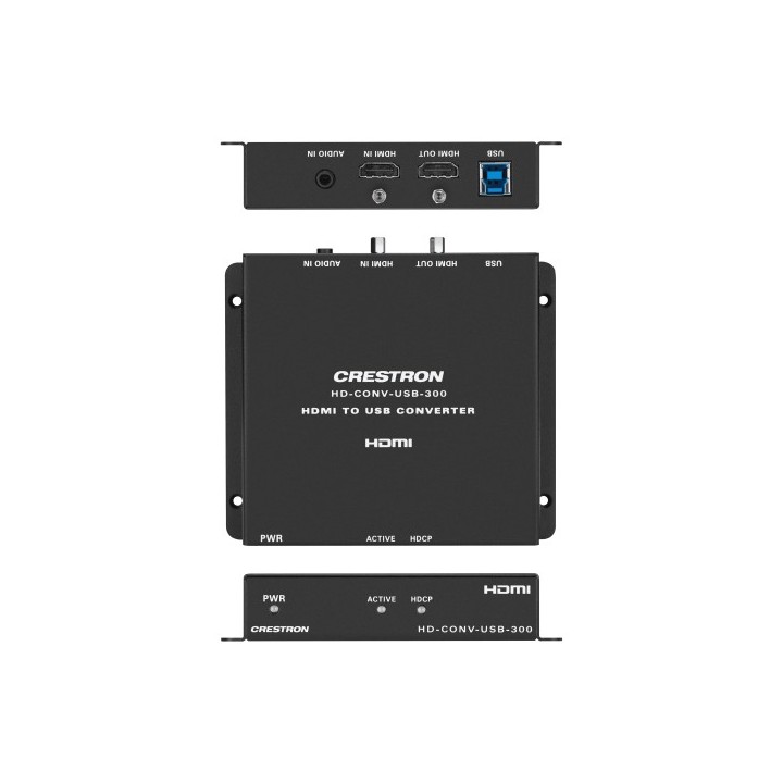 crestron crestron usb converter with hdmi  and analog audio input  hd conv usb 300  6512272