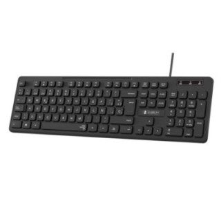 subblim subblim teclado ergonomico business slim silencioso con cable usb