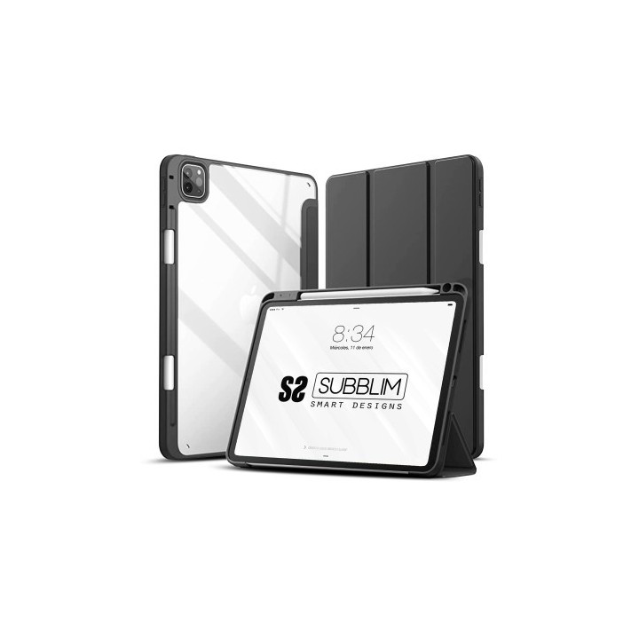 subblim subblim funda tablet clear shock case ipad pro 12,9" 2022/2021/2020