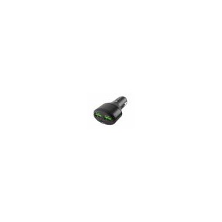 cargador coche natec coney 2xusb, 1xusb-c qc3.0, pd 3.0 84w negro