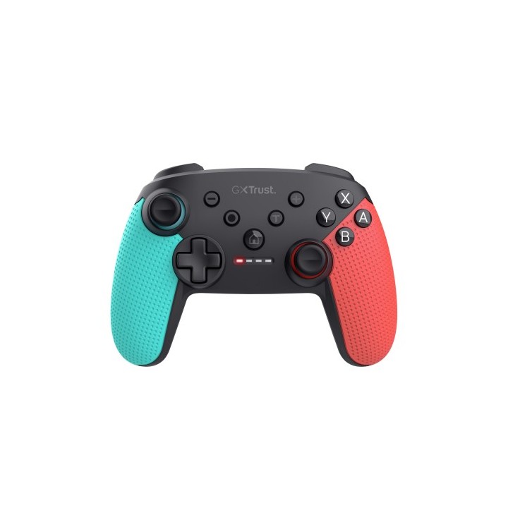 trust trust gxt 1246b muta negro, azul, rojo bluetooth gamepad nintendo switch, nintendo switch lite