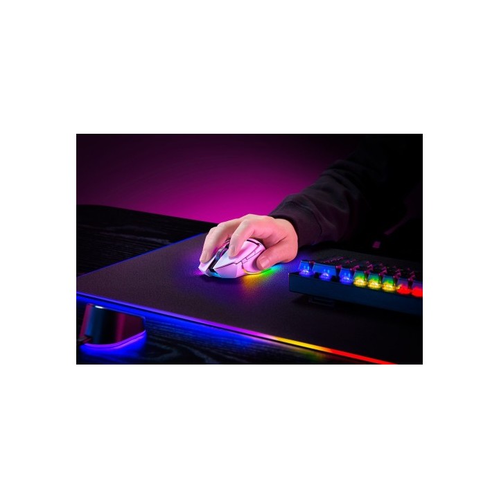 razer razer basilisk v3 pro raton mano derecha rf wireless + bluetooth + usb type c optico 30000 dpi