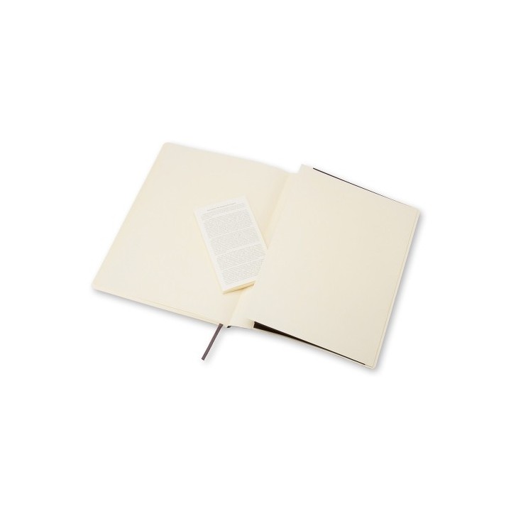 moleskine libreta clasica tapa blanda negra xl  19x25cm  cuadriculada moleskine qp622