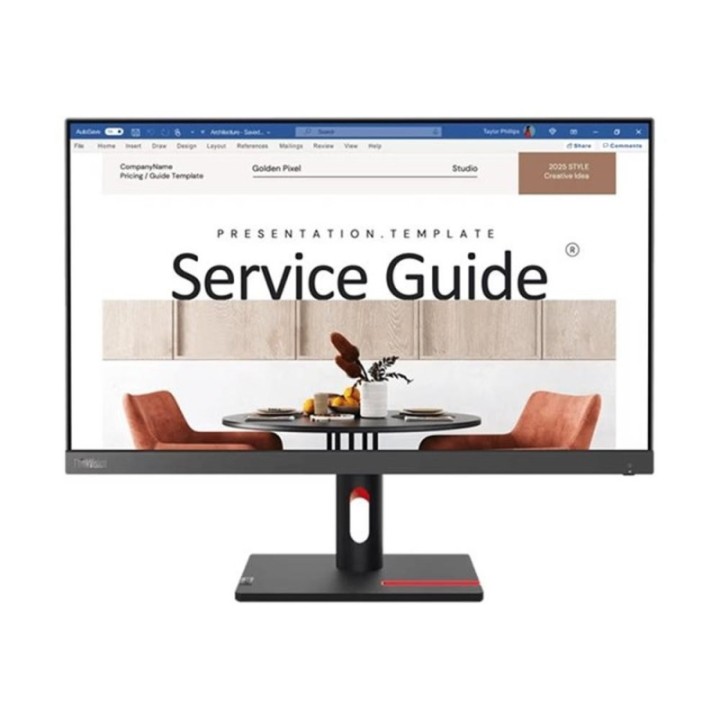 lenovo monitor lenovo thinkvision s24i   30 23.8 pulgadas fhd 100hz