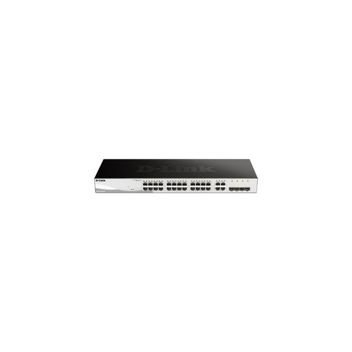 switch semigestionable d link dgs 1210 28/e 24p giga + 4p giga combo rack