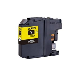 brother cartucho tinta brother lc12ey amarillo 1200 paginas