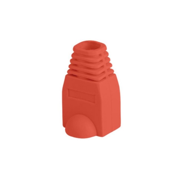 lanberg funda protectora lanberg plb   1000   r para conector rj45 pack de 100 unidades rojo
