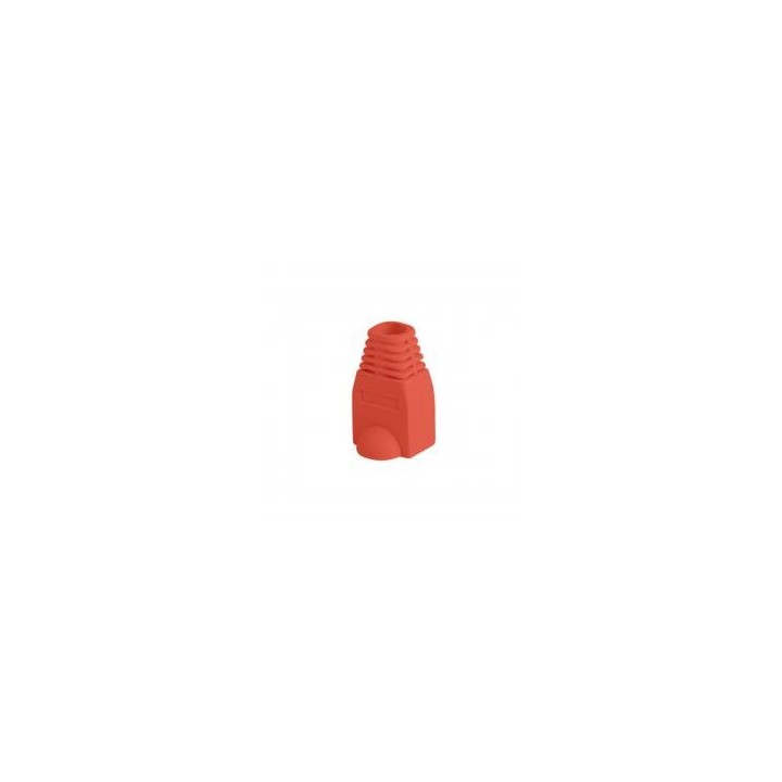 lanberg funda protectora lanberg plb   1000   r para conector rj45 pack de 100 unidades rojo