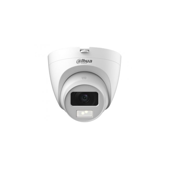 dahua  dh hac hdw1200clqp il a 0280b s6  dahua camara hibrida turret hdcvi 2mp luz dual inteligente