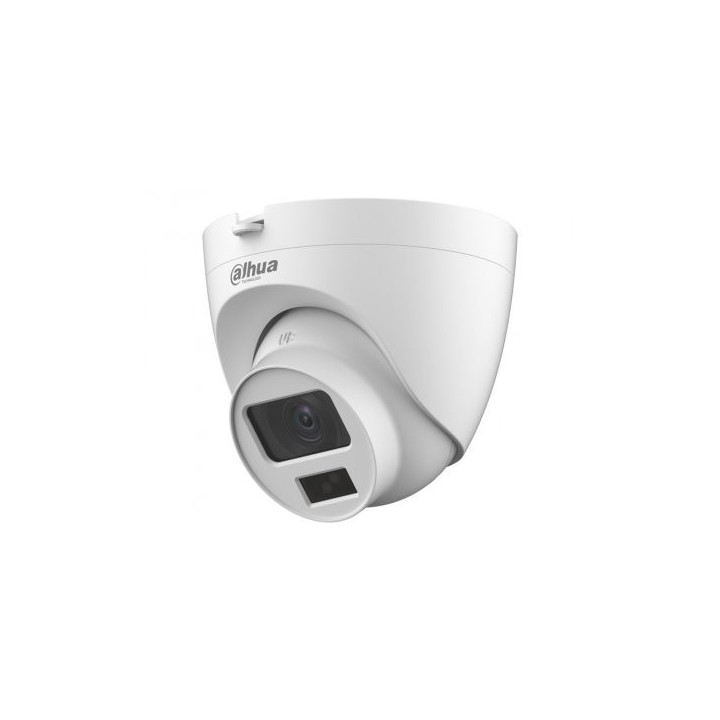 dahua  dh hac hdw1200clqp il a 0280b s6  dahua camara hibrida turret hdcvi 2mp luz dual inteligente